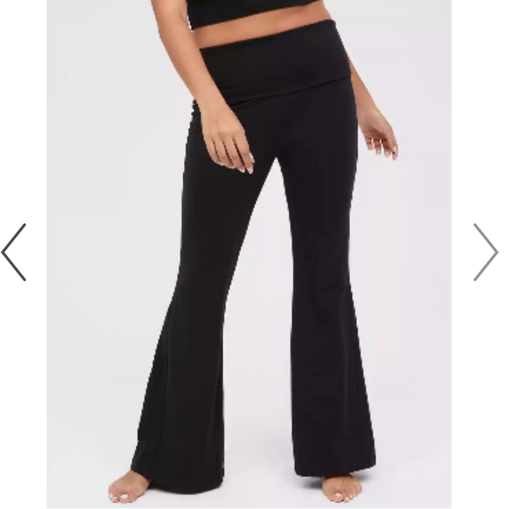 OFFLINE Arie OG Foldover Super Flare Hi-Rise Pants